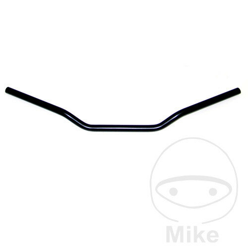 Guidon Fehling acier noir 22 mm Superbike