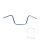 Handlebar Fehling Chopper high steel chrome 22 mm