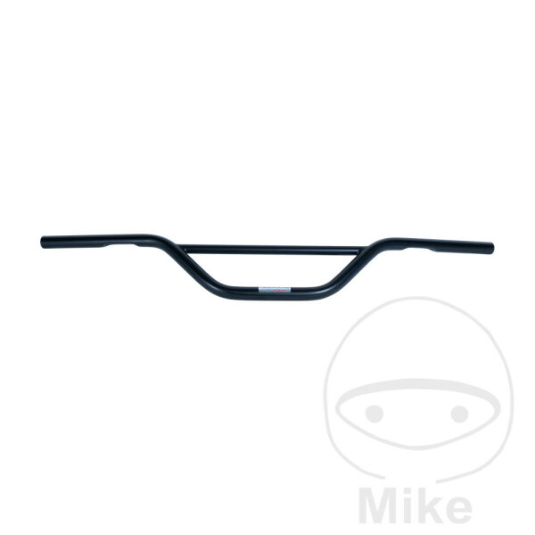 Manillar Fehling acero negro 25,4 mm con muesca para cable Cross