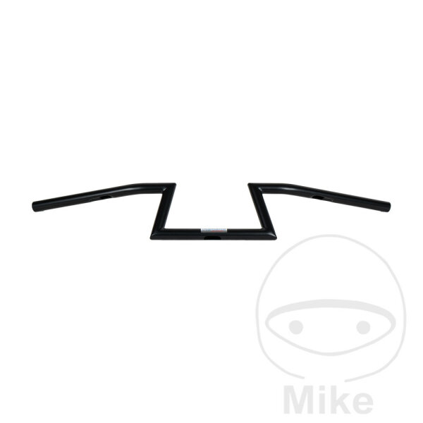 Guidon Fehling acier noir 25,4 mm avec encoche pour câble Z tube