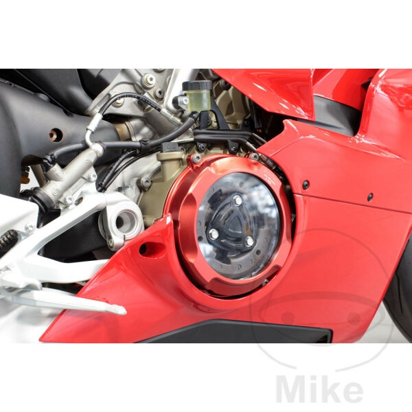 Couvercle accouplement rouge EVT pour Ducati Panigale 1100 V4 # 2018-2019