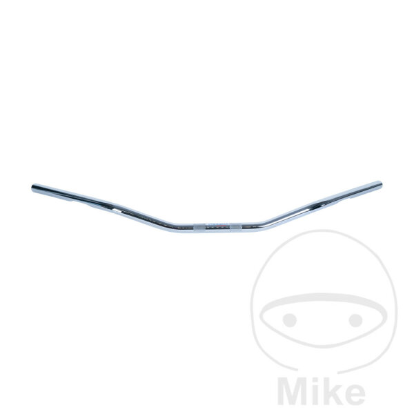 Handlebar Fehling steel chrome 25.4 mm with cable notch chopper
