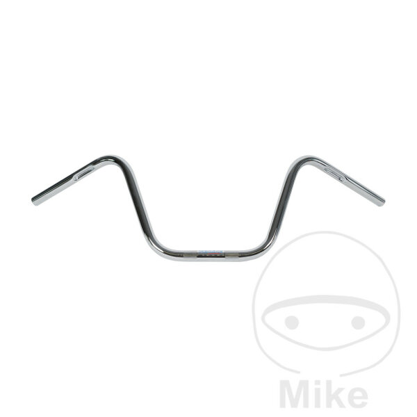 Handlebar Fehling steel chrome 25.4 mm with cable notch chopper high