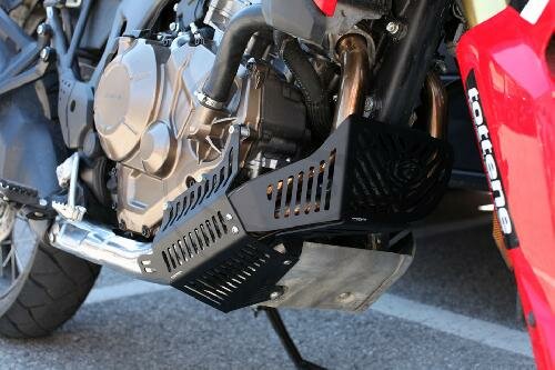 Exhaust guard black for Honda CRF 1000 Africa Twin LA LD # 2016