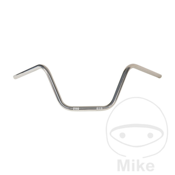 Handlebar steel chrome 22 mm Domino high handlebar