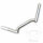 Guidon Fehling acier chromé 22 mm guidon M
