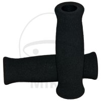 Grip in gomma nera EBC Ø22 mm Lunghezza: 125 mm