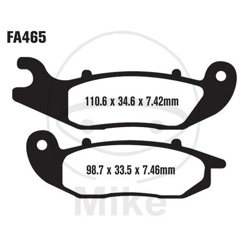 EBC Brake pad set Sinter R Off-Road FA465R