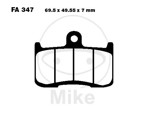 Pastiglie freno EBC GPFAX Formula Sintered Race GPFAX347HH