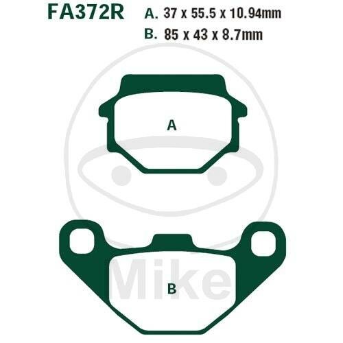 EBC Brake Pad Set Sinter R Off-Road FA372R