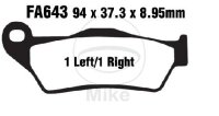 EBC Standard Semi Sintered Metal Brake Pads (V Series)...