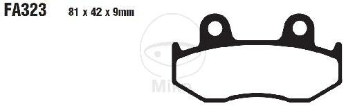 Set di pastiglie freno EBC Sinter R Off-Road FA323R