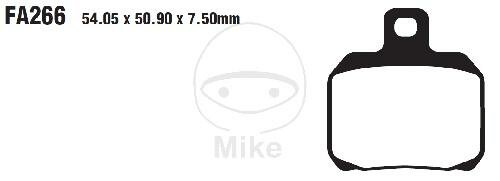 EBC Brake pad set Sinter R Off-Road FA266R