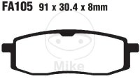 EBC Jeu de plaquettes de frein Sinter R Off-Road FA105R