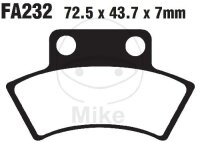 Brake pad for CFMOTO 500 625 Masai K L 50 Polaris 250 300...