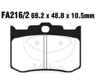 EBC Plaquettes de frein standard FA216/2