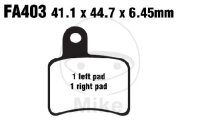 EBC Plaquettes de frein standard FA403