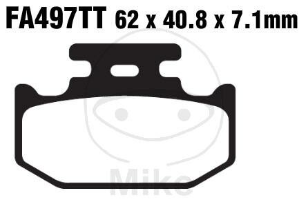 Brake pad for Yamaha YXE YXM YXR 700 YXZ 1000