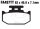Brake pad for Yamaha YXE YXM YXR 700 YXZ 1000