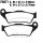 EBC Standard Semi Sintered Metal Brake Pads (V Series) FA671V