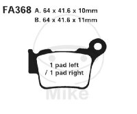 Set di pastiglie freno EBC Sinter R Off-Road FA368R