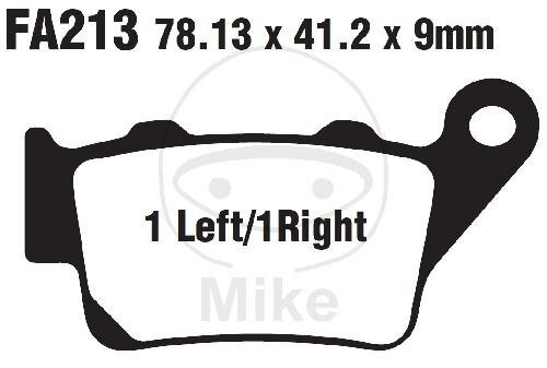 EBC SFA HH Scooter Sintered Brake Pads SFA213HH