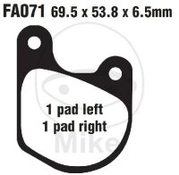 EBC Standard Semi Sintered Metal Brake Pads (V Series)...