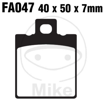EBC Scooter brake pad set organic SFA047