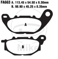 EBC Brake pads standard FA663