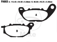 Pastiglie freno EBC GPFAX Formula Sintered Race GPFAX663HH