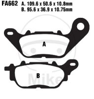 EBC Standard Semi Sintered Metal Brake Pads (V Series)...