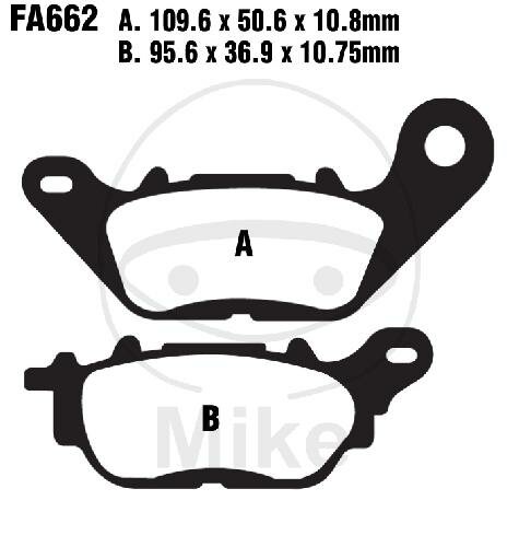 EBC Brake pad set Sinter HH FA662HH