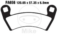 EBC Plaquettes de frein standard FA656TT