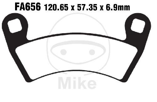 EBC Brake pad set Sinter R Off-Road FA656R