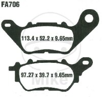 EBC SFA HH Scooter Sintered Brake Pads SFA706HH