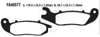 EBC Racing Sintered brake pad set for Moto Cross MXS465