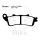 EBC Brake pad set Carbon Scooter SFAC281