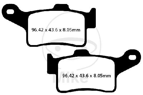 EBC Pastillas de Freno Estándar FA631