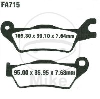 EBC Standard Semi Sintered Metal Brake Pads (V Series)...