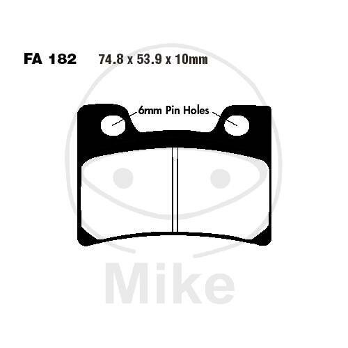 EBC Brake pad set Sinter HH FA182HH