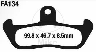 Pastiglie freno EBC standard FA134