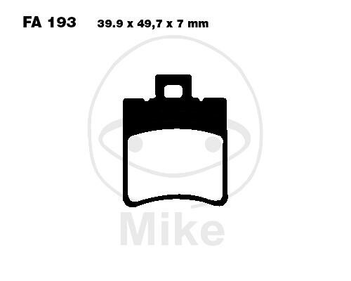 Plaquette de frein pour Aprilia Benelli Honda KTM Malaguti MBK Piaggio Suzuki Yamaha