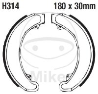 Brake shoes with spring for Honda CB 250 71-73