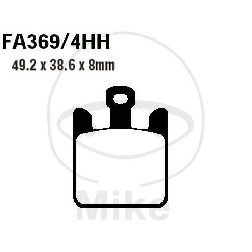 EBC Brake pad set Sinter HH FA369/4HH