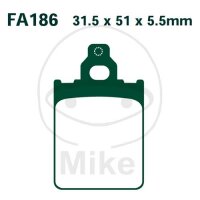 EBC Brake pad set Carbon Scooter SFAC186