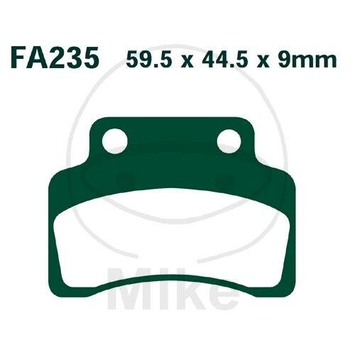 EBC Brake pad set Carbon Scooter SFAC235