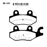 EBC Brake pad set Sinter HH FA197HH