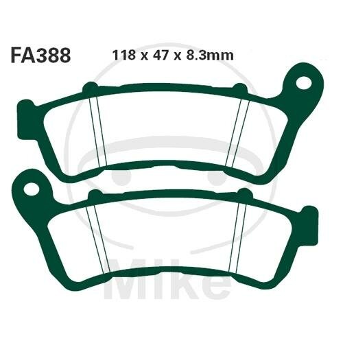 EBC Brake pad set Carbon Scooter SFAC388