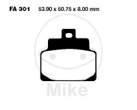 EBC Scooter brake pad set organic SFA301