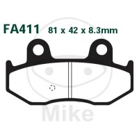 EBC Scooter Bremsklotz Satz organisch SFA411